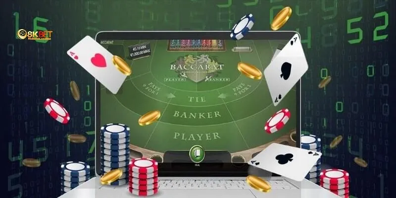 Hướng dẫn cách chơi game Baccarat 8KBET